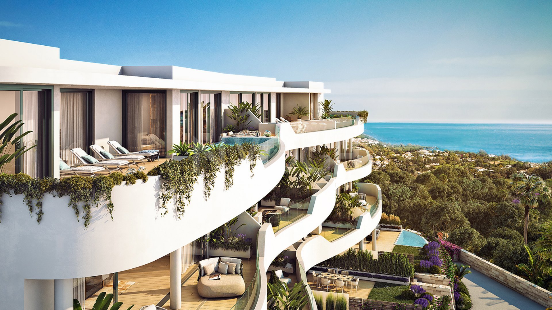 Nuevo complejo de lujo con espectaculares vistas al mar en El Higuerón, Benalmádena