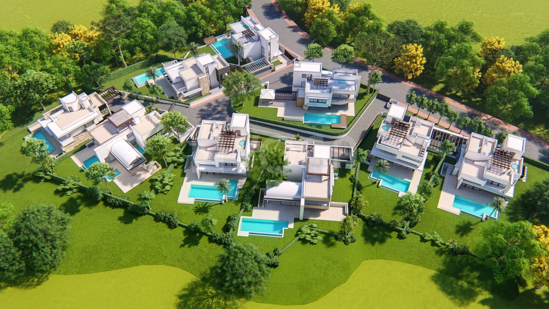 Fantástica villa en primera línea de golf con vistas al mar en Santa Clara, Marbella Este