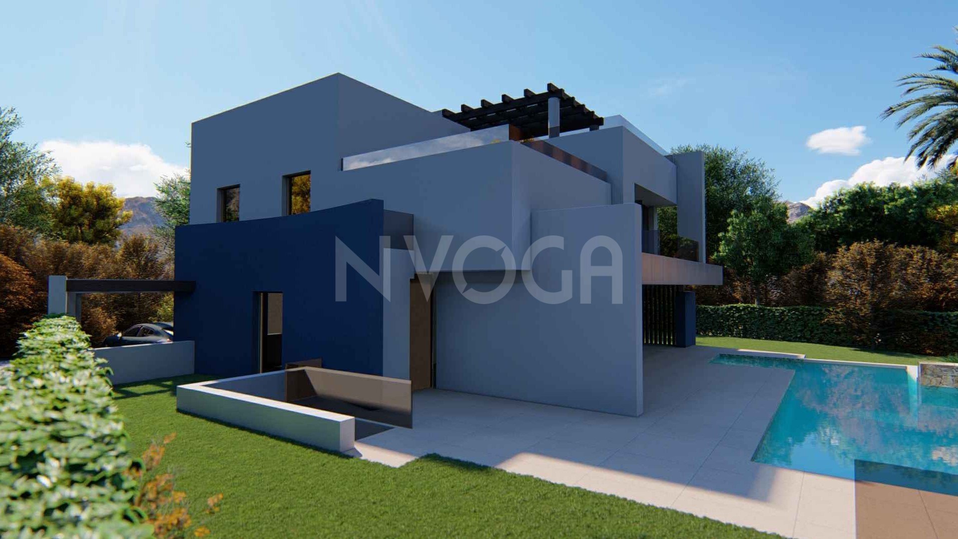 Fantástica villa en primera línea de golf con vistas al mar en Santa Clara, Marbella Este