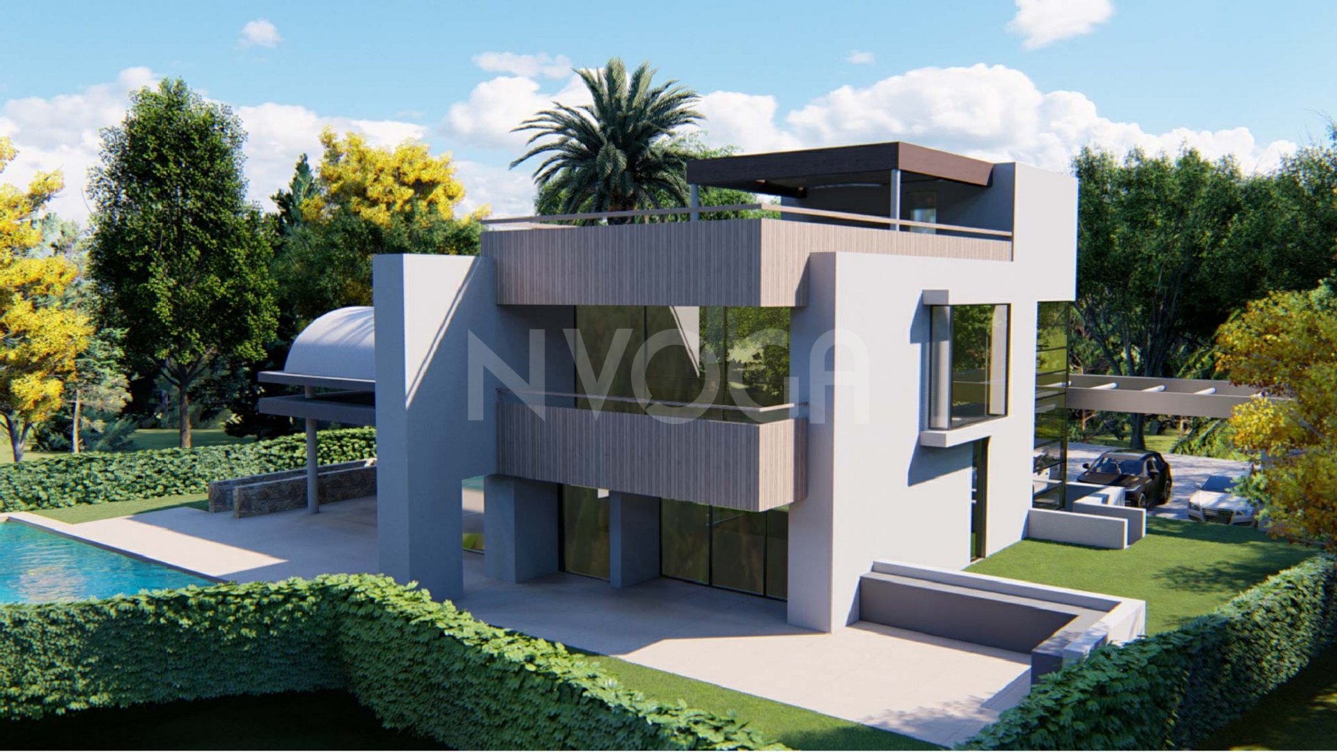 Fantástica villa en primera línea de golf con vistas al mar en Santa Clara, Marbella Este