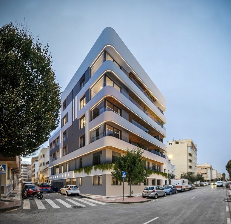 Milabeka, an exclusive boutique development of 10 contemporary residences just 200 metres from the beach in Málaga.