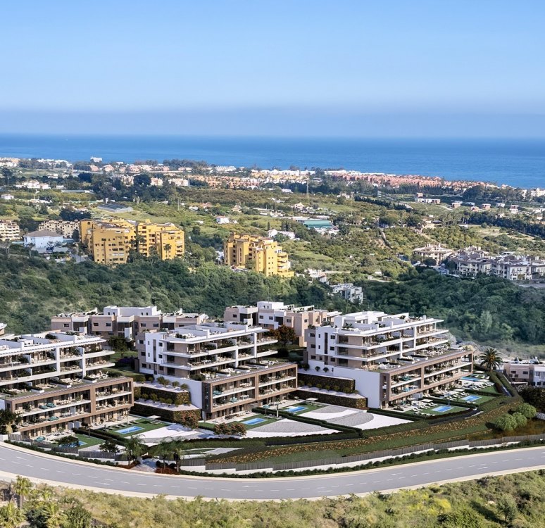 New project in the New Golden Mile with spectacular sea views