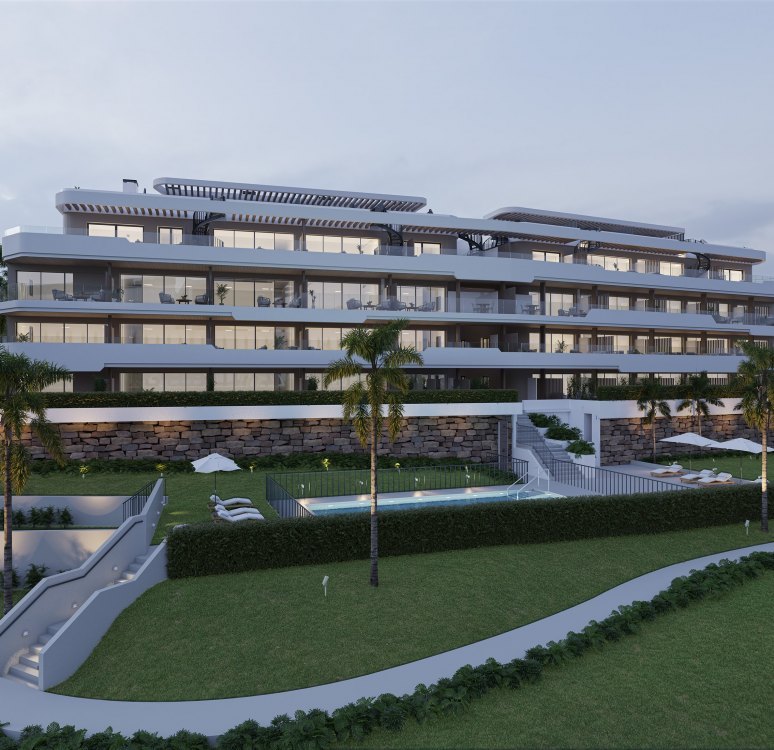 Exclusivo residencial de 38 viviendas con impresionantes vistas al mar