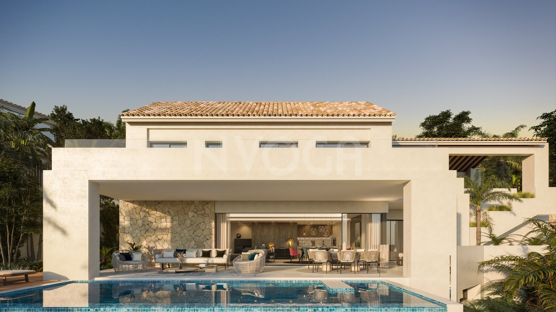 Luxury 4-bedroom off-plan villa with panoramic sea and mountain views