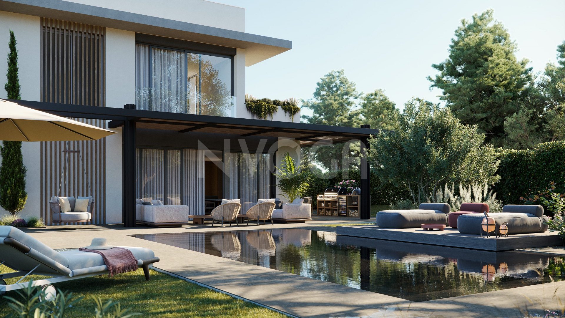 Lote de 8 parcelas en venta en la Nueva Milla de Oro, cerca de La Resina Golf, con licencia en trámite para construir villas modernas