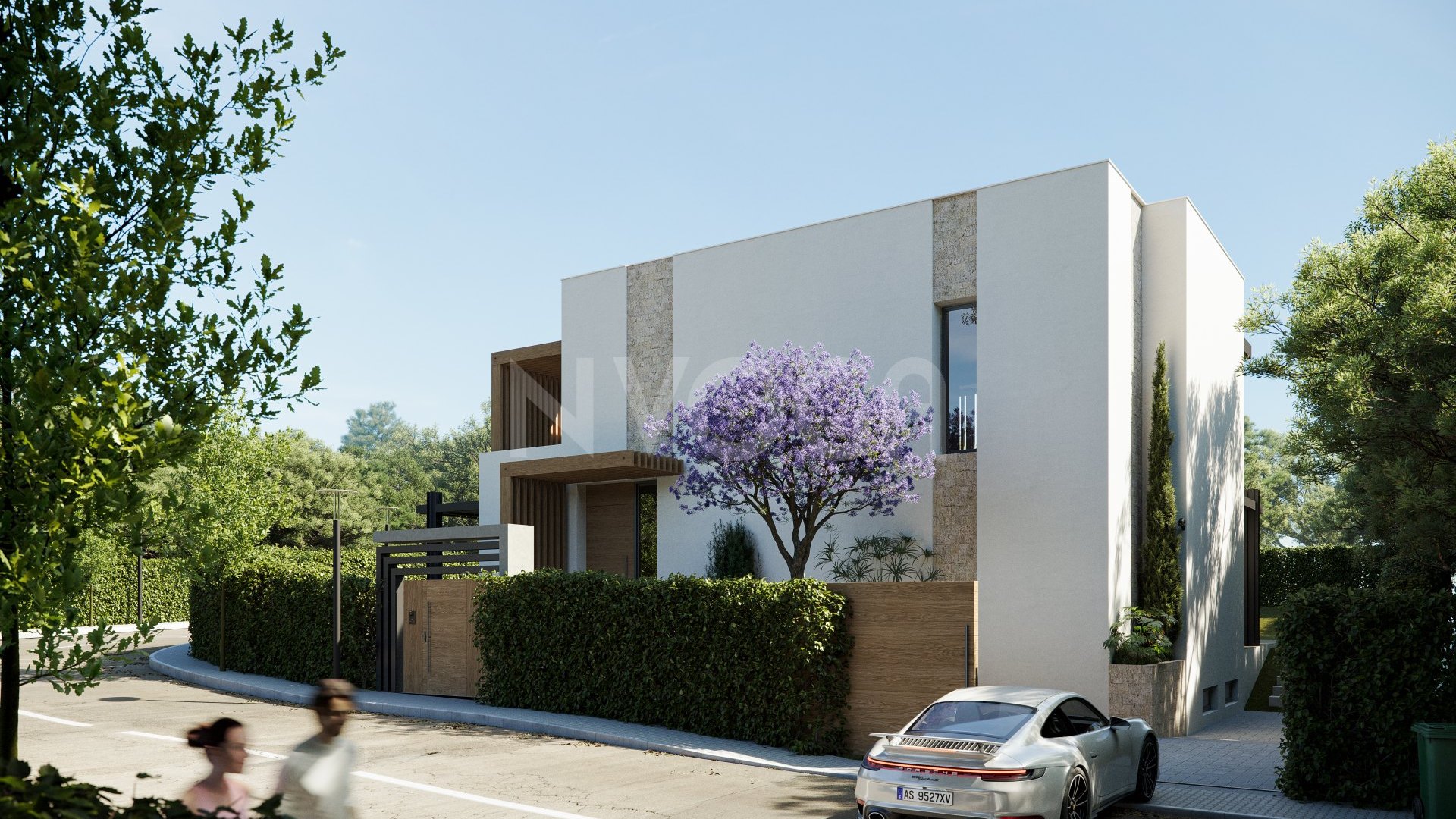 Lote de 8 parcelas en venta en la Nueva Milla de Oro, cerca de La Resina Golf, con licencia en trámite para construir villas modernas