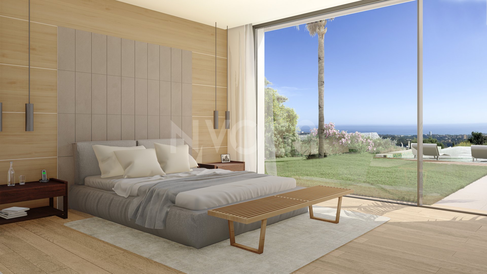 Paraíso tropical con vistas panorámicas al mar en Los Altos de los Monteros