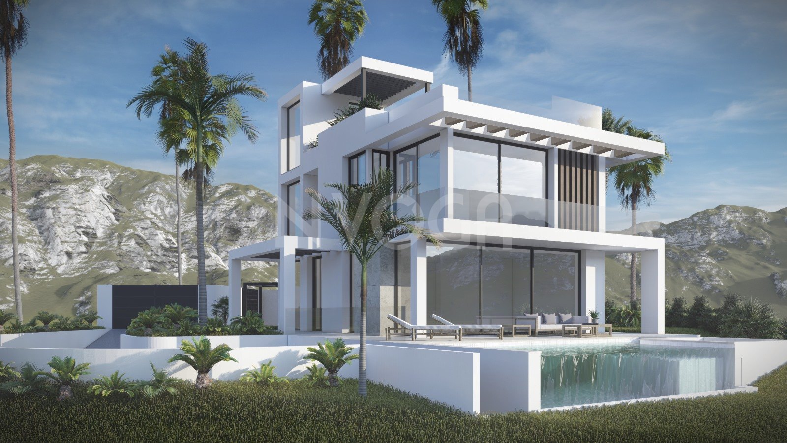 Contemporary Turnkey Villa in Buenas Noches, Estepona – Villa Murmullo