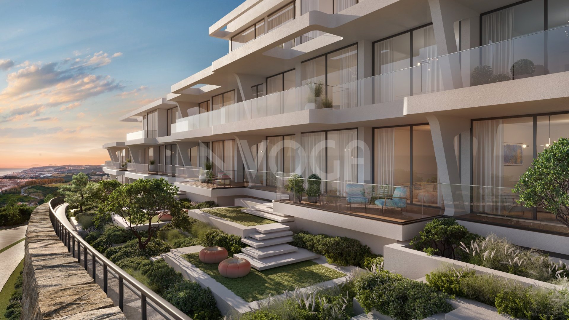 Impressive flat in Finca Cortesin with sea views