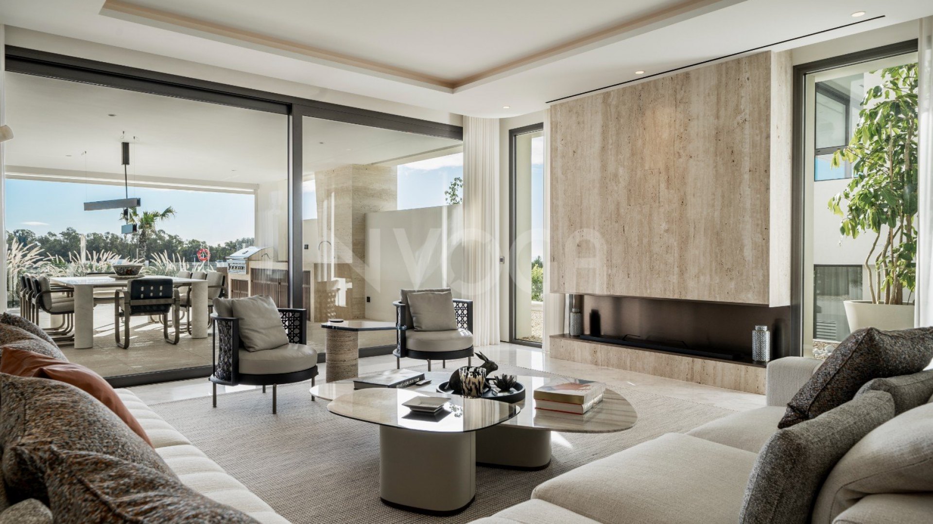Modern Duplex designed by Fendi located in Marbella's Golden Mile.