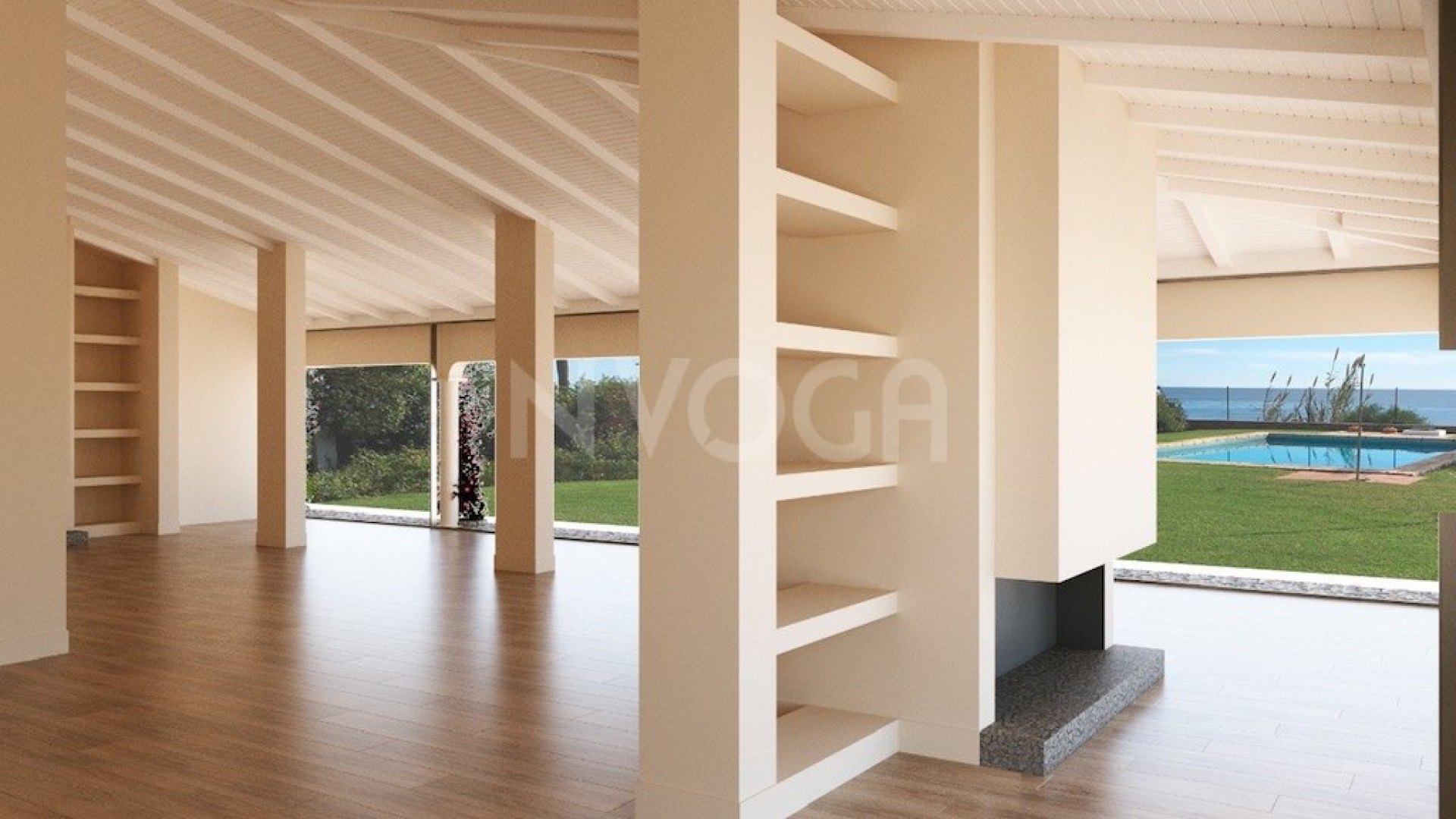 Preciosa villa clásica en primera línea de playa en Estepona