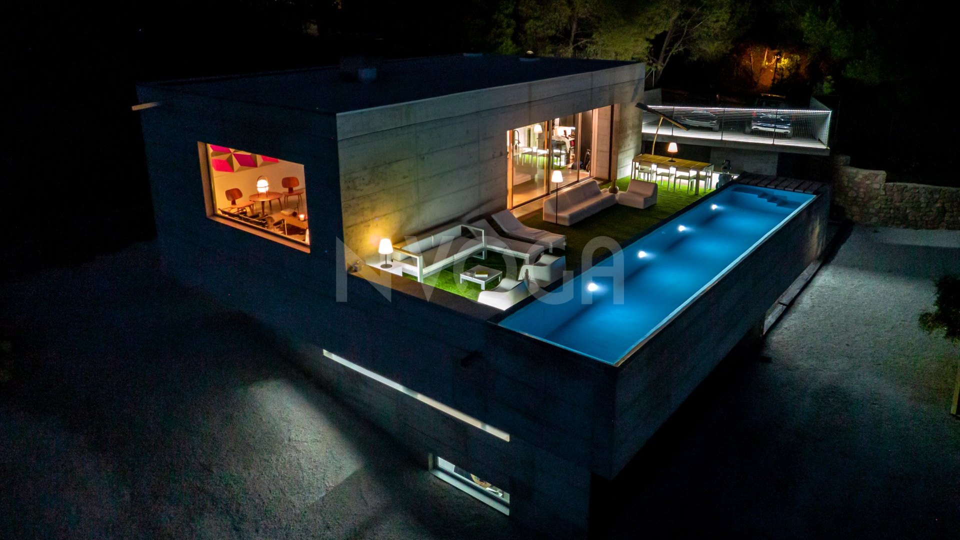 Luxury contemporary villa with minimalist design in the Valtocado Urbanization, Mijas