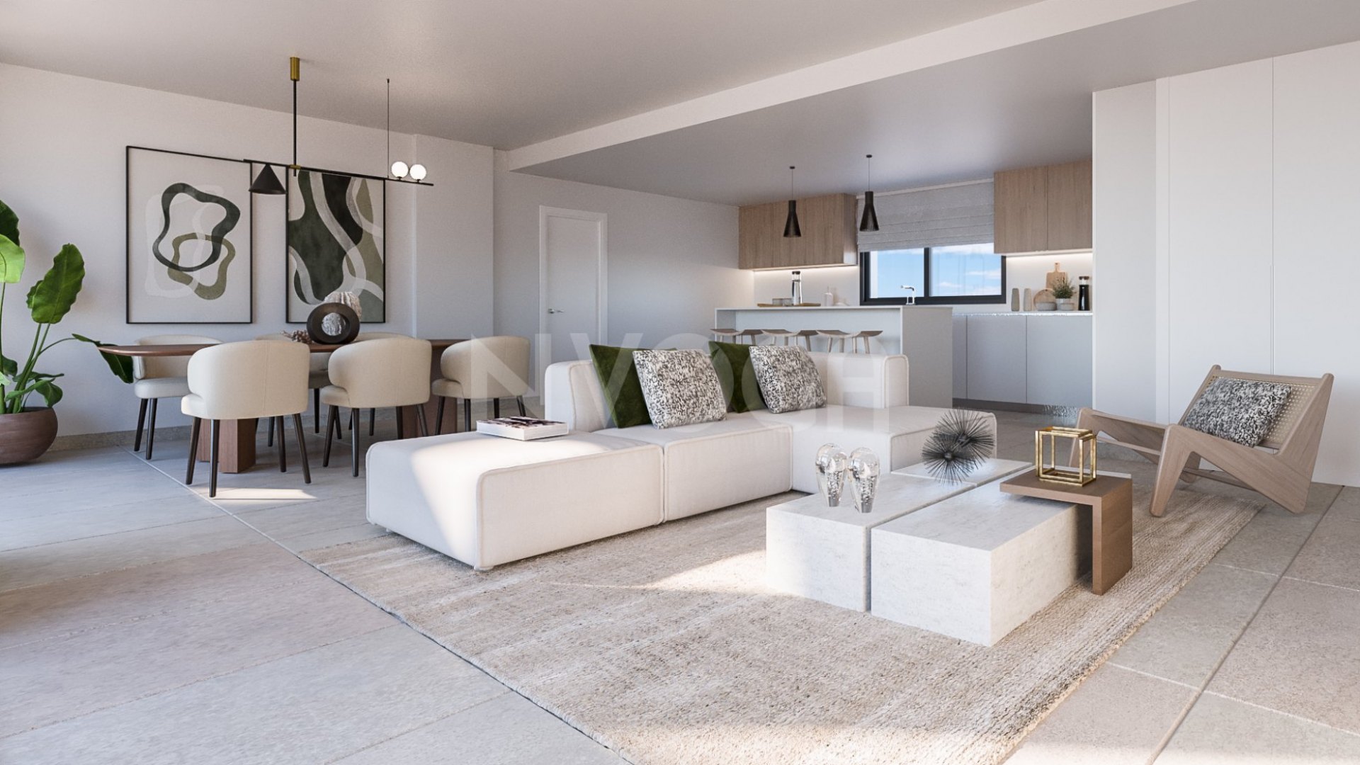 Magnificent new build flat with sea views and close to all amenities in Los Altos de Los Monteros, Marbella.