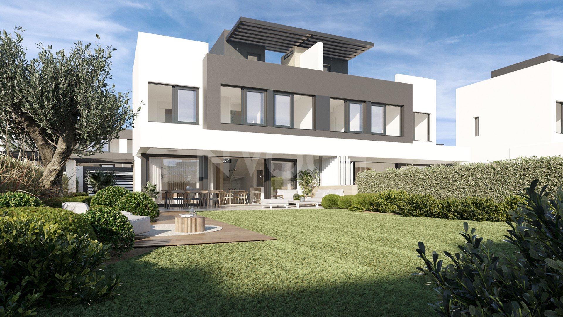 Exclusivas villas adosadas cerca de todas las comodidades en Atalaya, Estepona