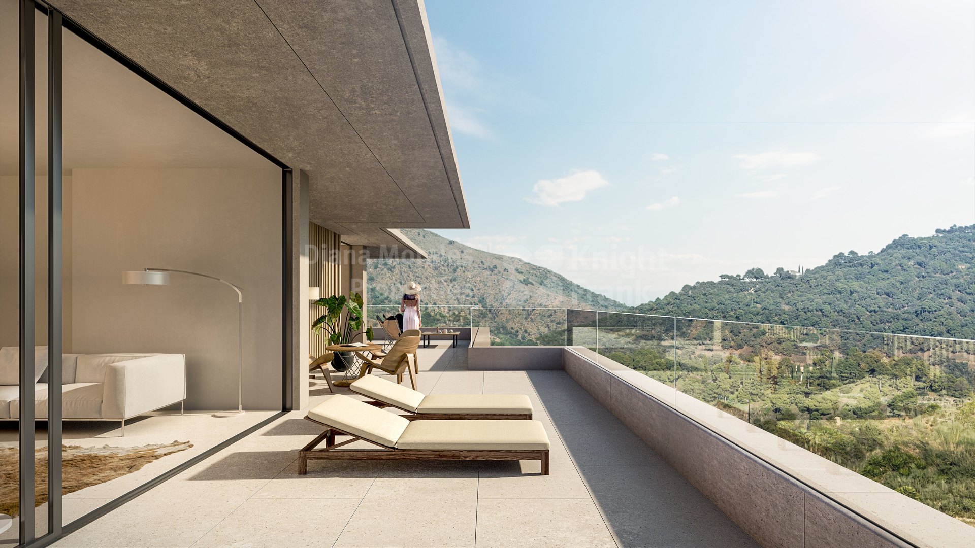 Real de La Quinta, Wohnung mit großer Terrasse und Panoramablick