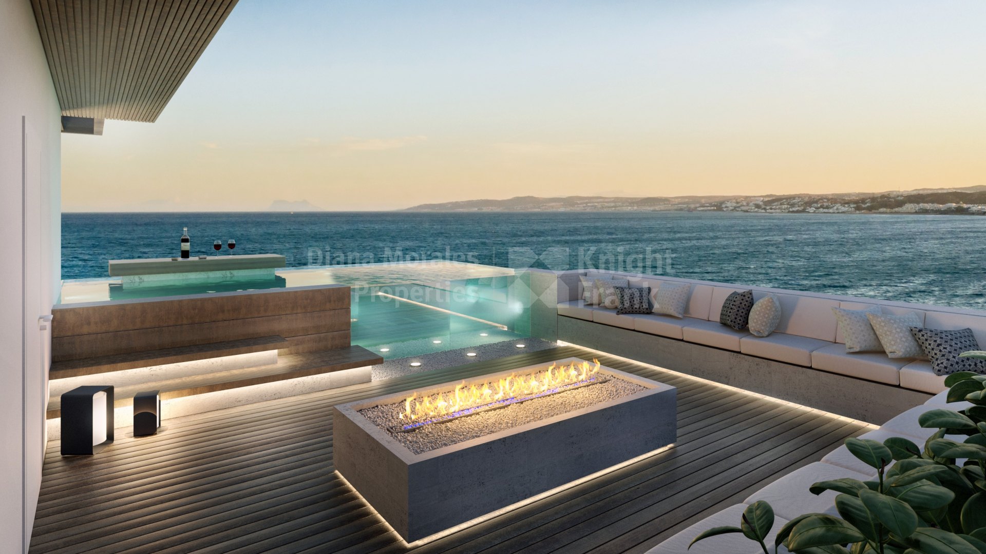 Estepona, Spectaculaire duplex penthouse en bord de mer