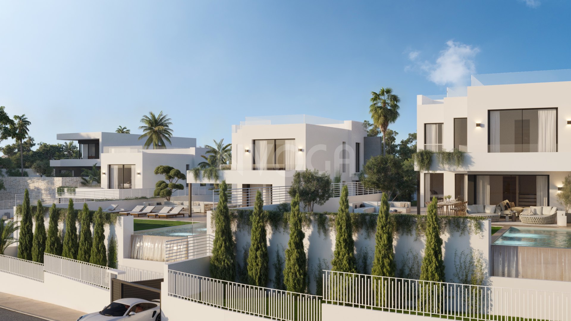 Villa Aurea es una villa contemporánea terminada, sin amueblar y lista para ser personalizada