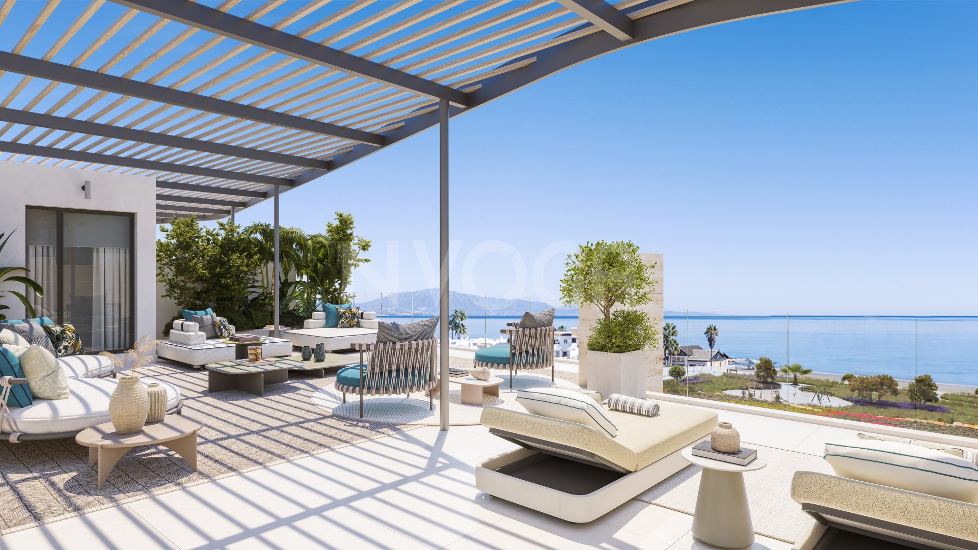 Exclusive 3 bedroom penthouse with solarium and panoramic views of the Costa del Sol (with the possibility of converting it into 4 bedrooms).