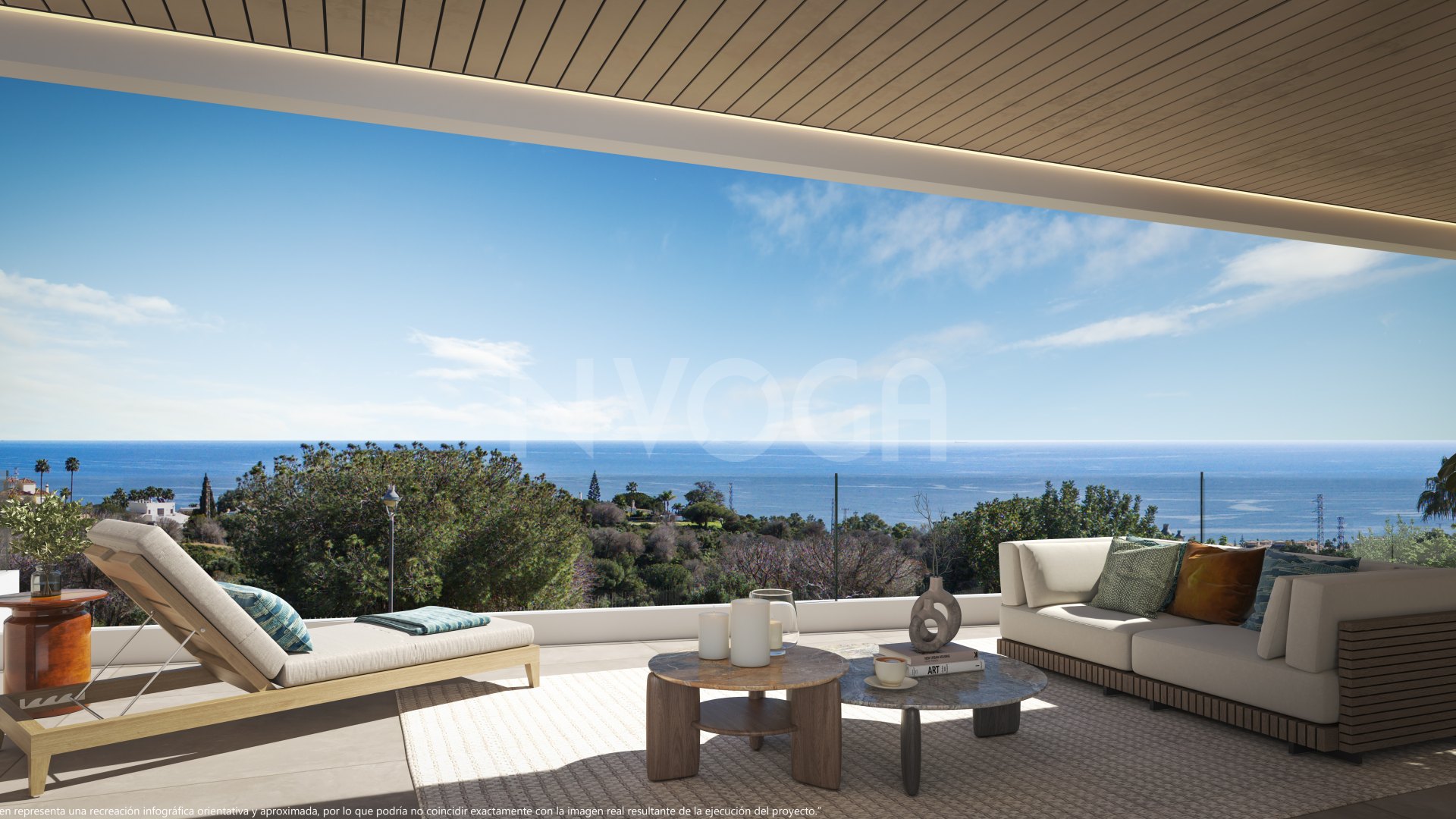 Exclusive first floor with two spacious terraces and stunning panoramic views