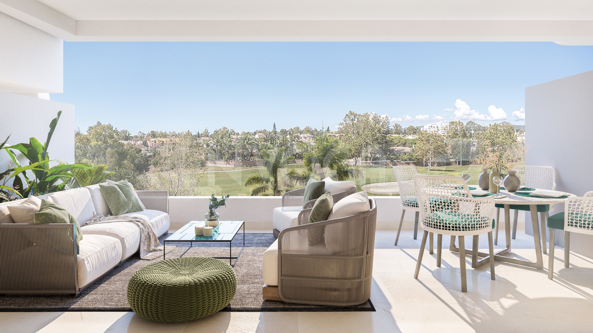 EN CONSTRUCCIÓN. Precioso duplex en PRIMERA LÍNEA DE GOLF en Guadalmina, Marbella