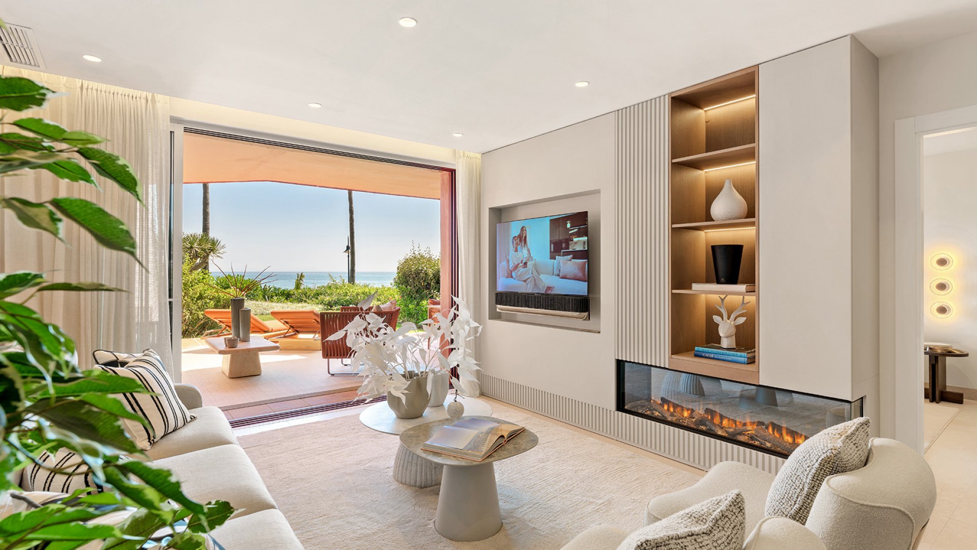 Apartamento reformado en primera línea de playa con tecnología inteligente – Menara Beach, Nueva Milla de Oro
