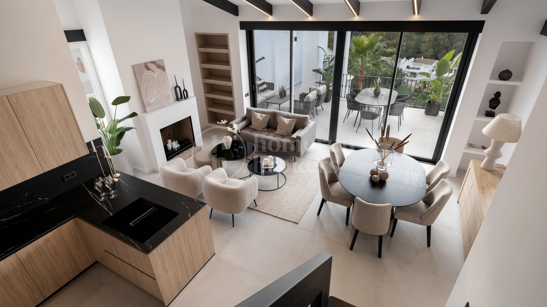 New York style duplex penthouse