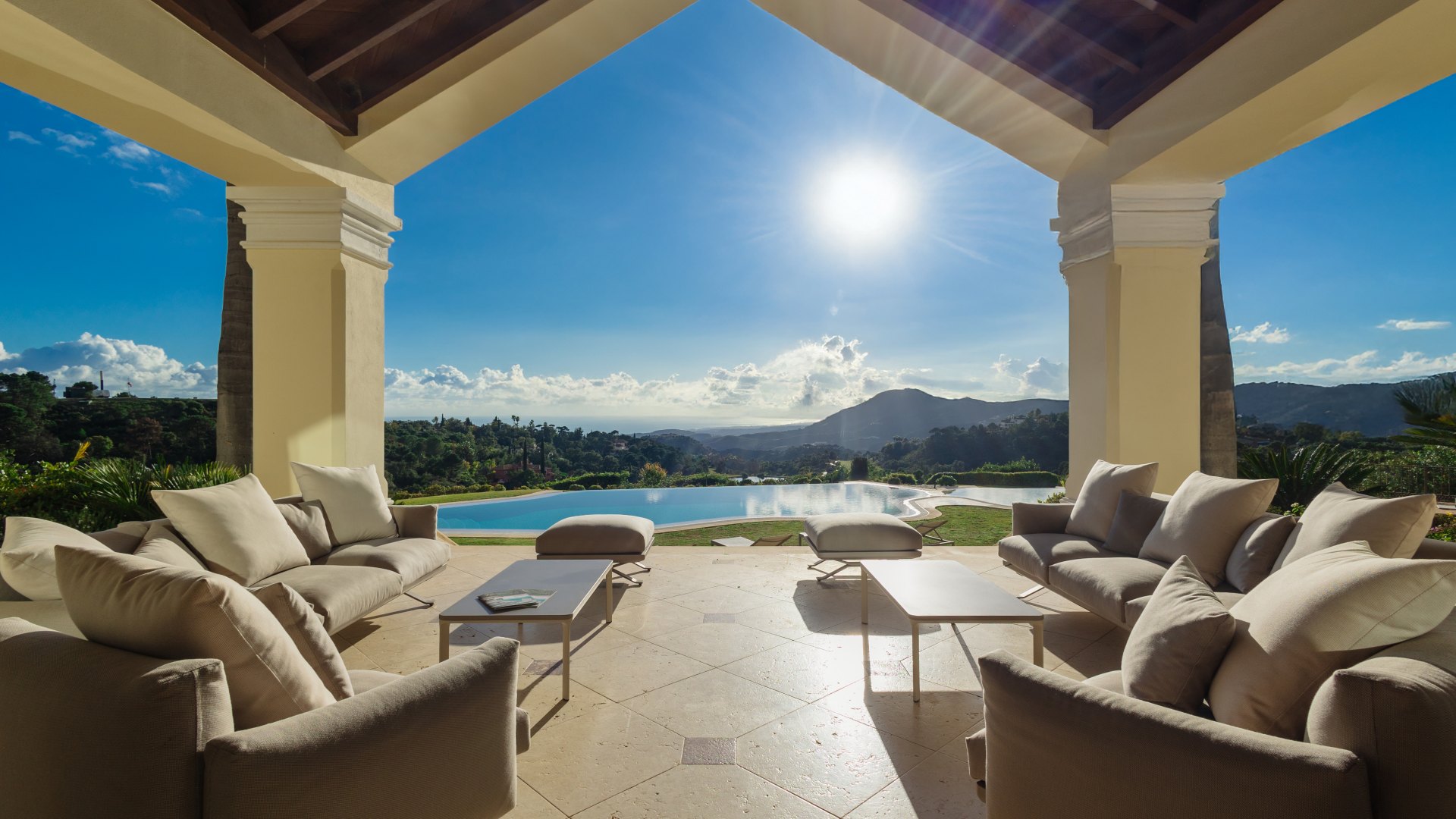 Spectacular villa with pool, jacuzzi, and panoramic views in La Zagaleta