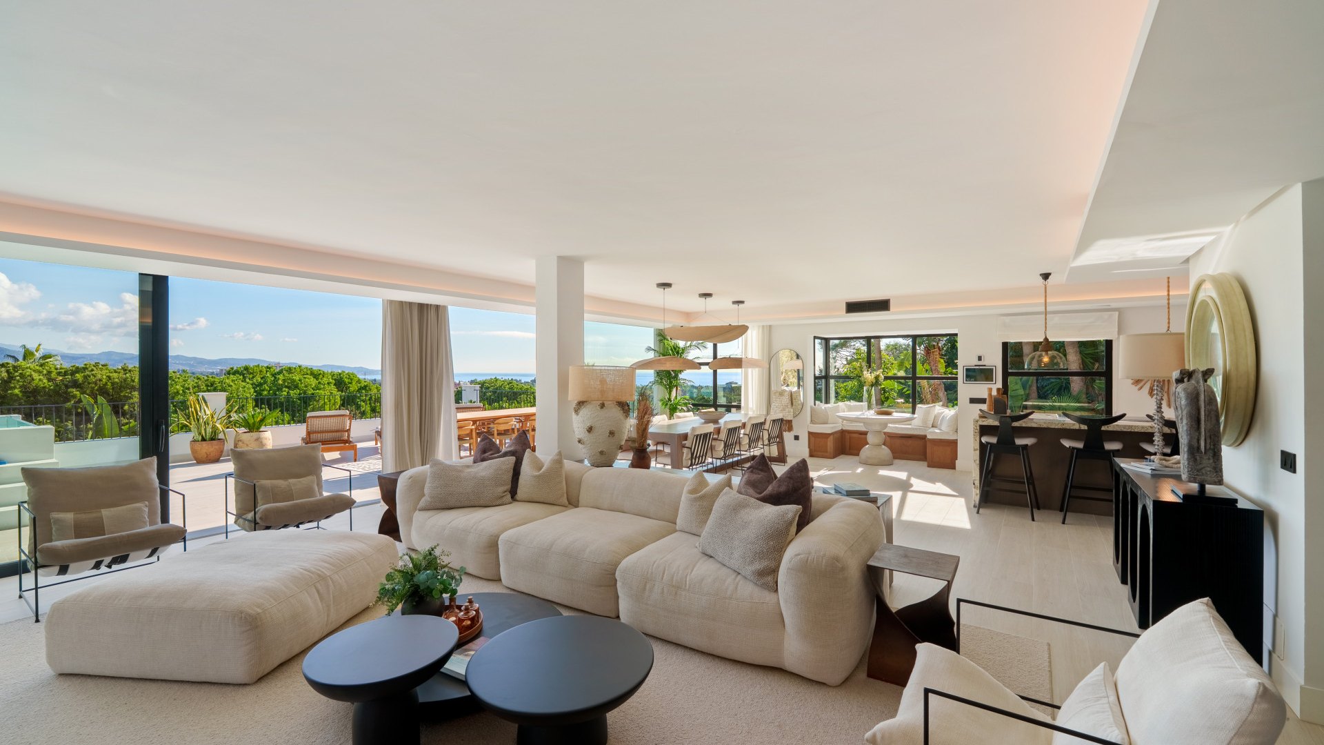 Villa Cielo Mar | 6-Schlafzimmer Villa zu verkaufen | Nueva Andalucía, Marbella | Meer- und Golfblick