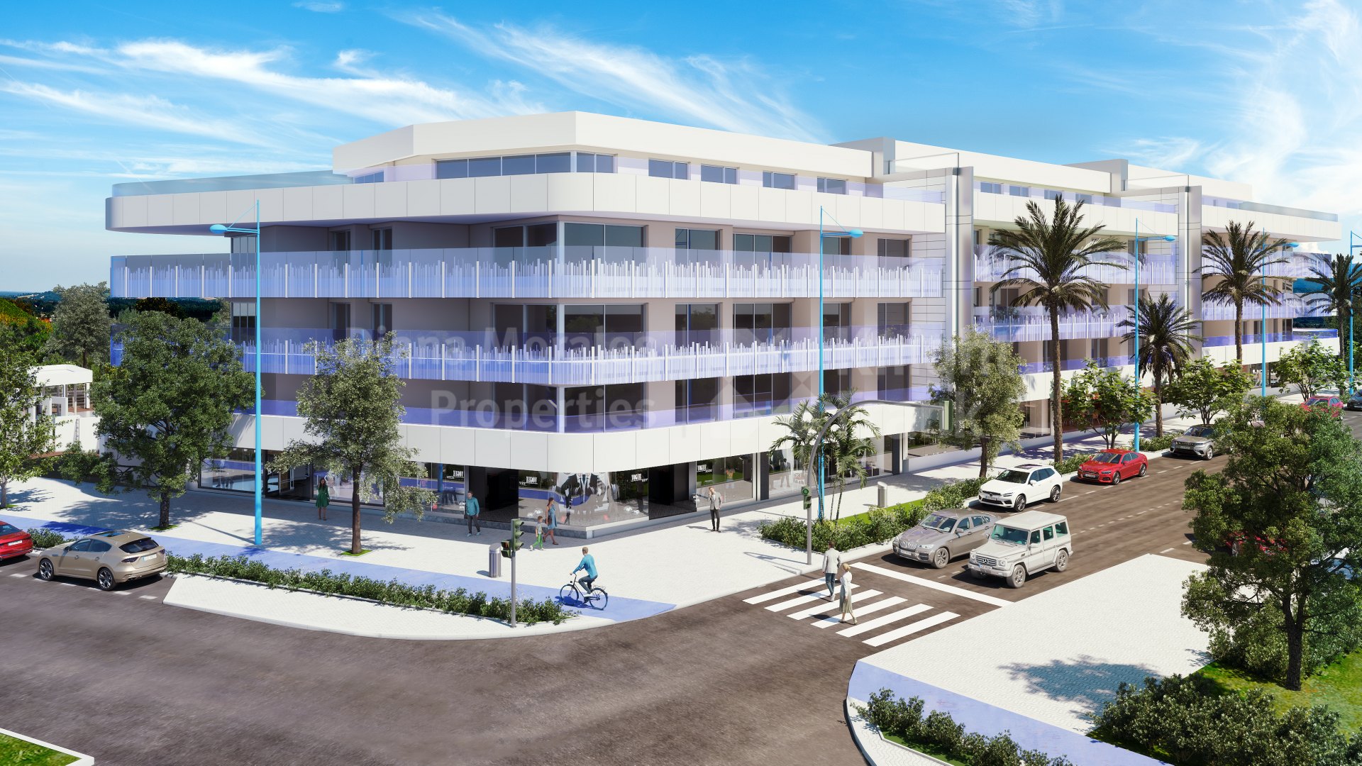 San Pedro Playa, Terra, ein neuer Apartmentkomplex in Strandnähe