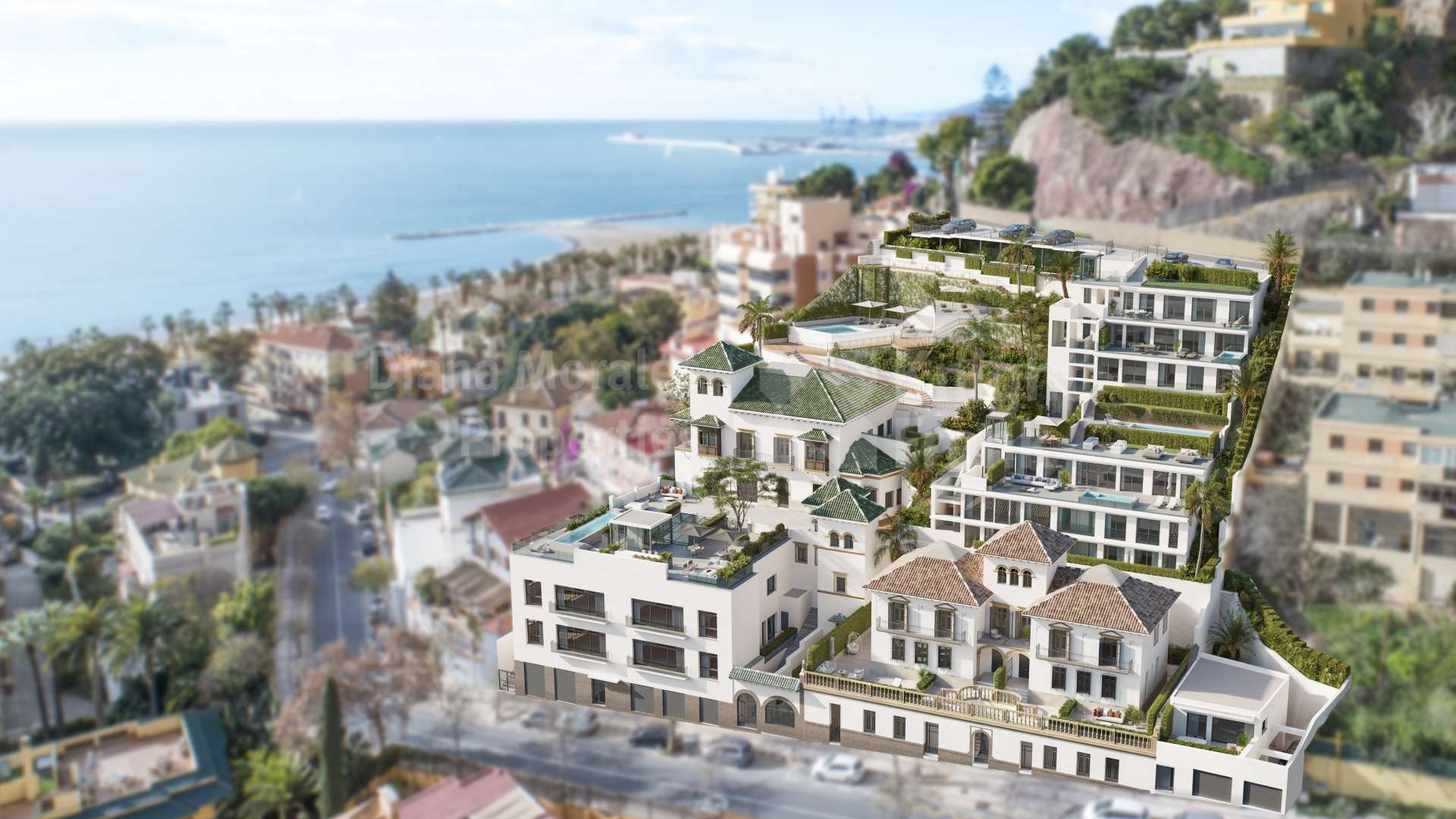 Malaga, Eighteen exclusive residences in El Limonar, at 200 metres from the beach
