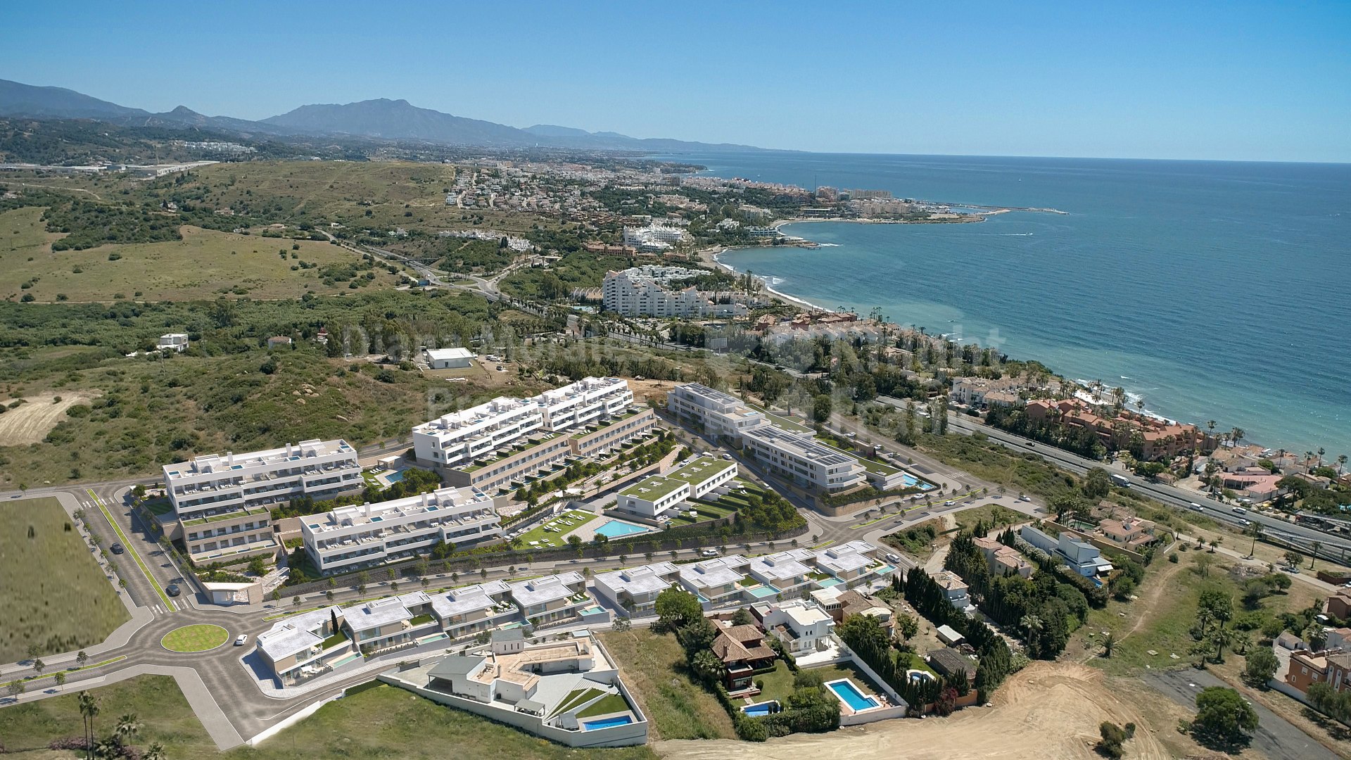 La Gaspara, Complexe de huit villas modernes à Estepona Ouest