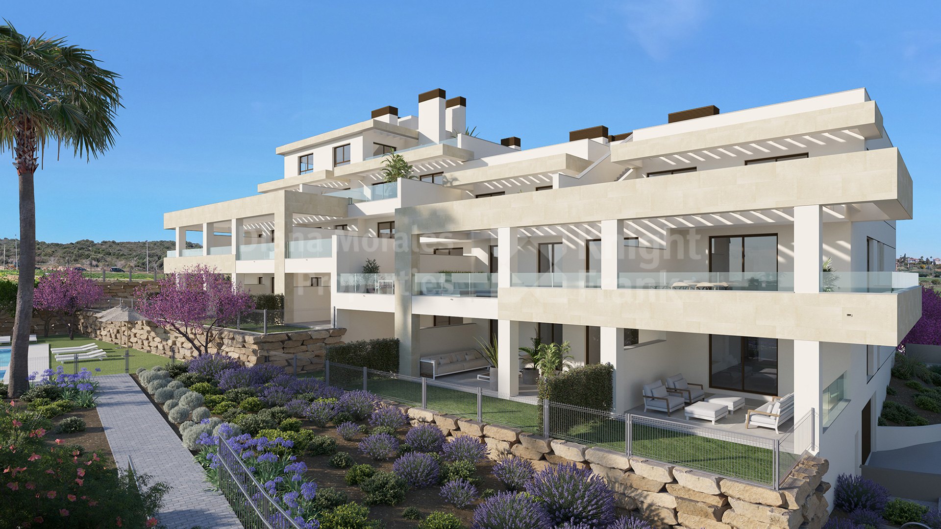 Estepona West, Modern 41-unit residental complex in west of Estepona