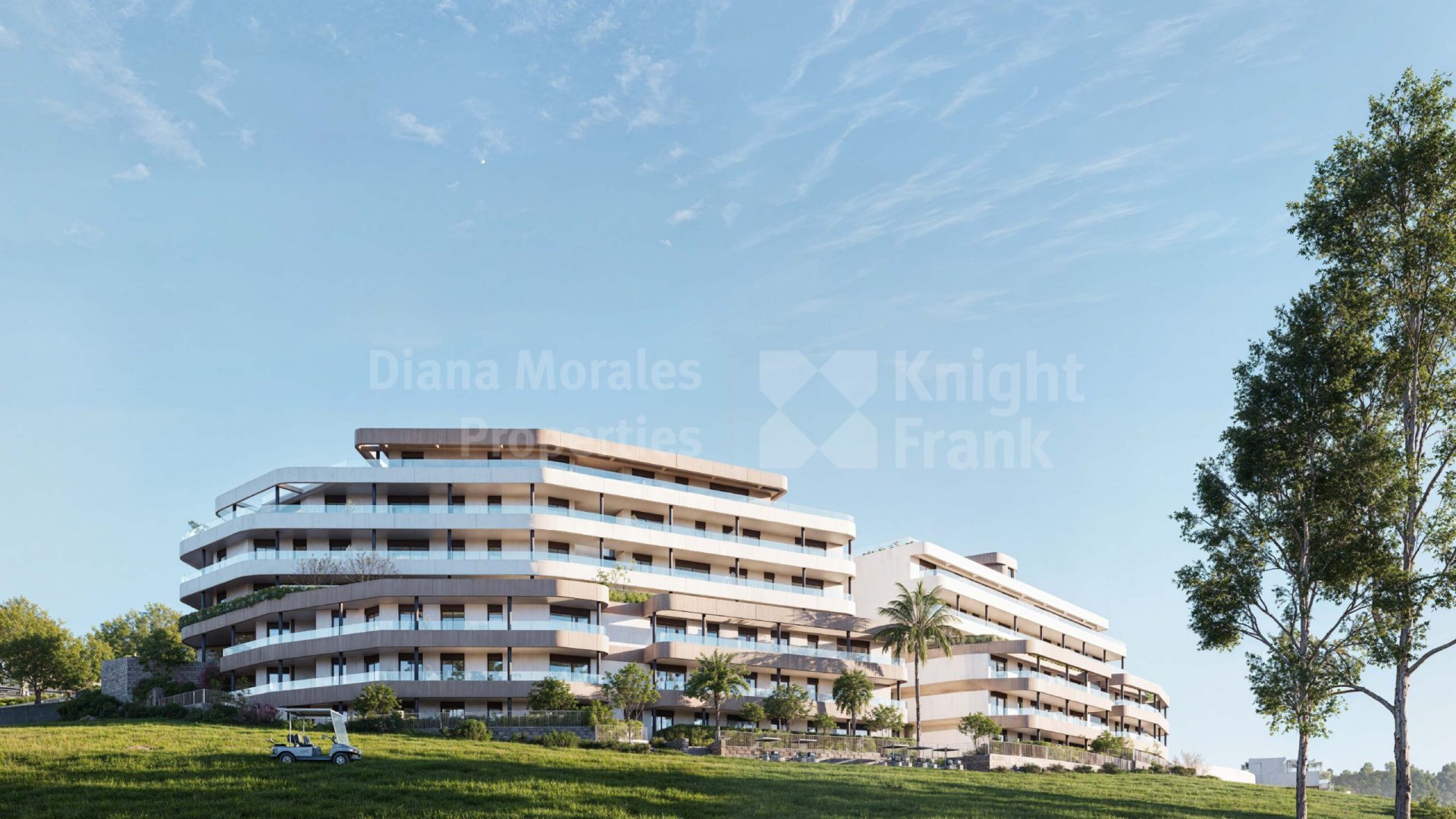 Neuer Komplex mit achtundsechzig Apartments innerhalb von Estepona Golf