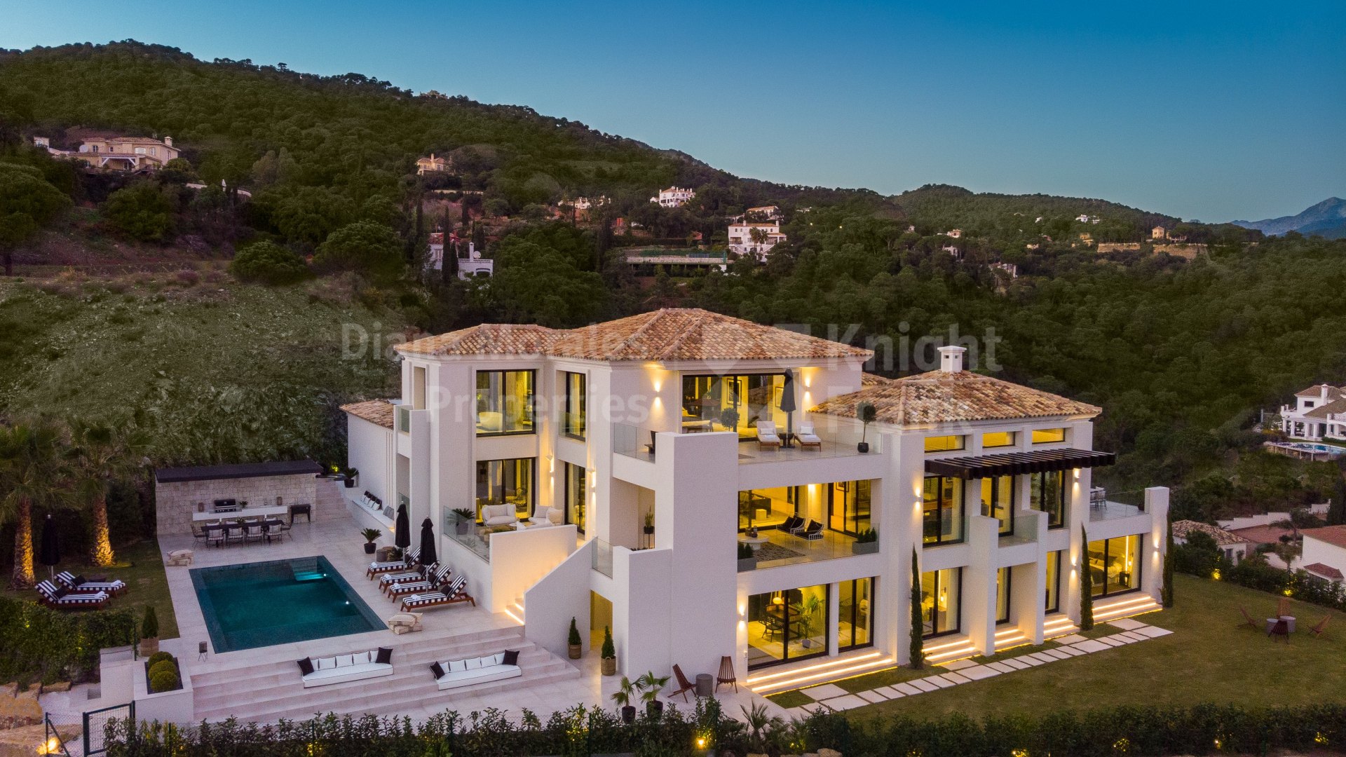 El Madroñal, Oak Valley, villa de style contemporain avec vue sur la mer