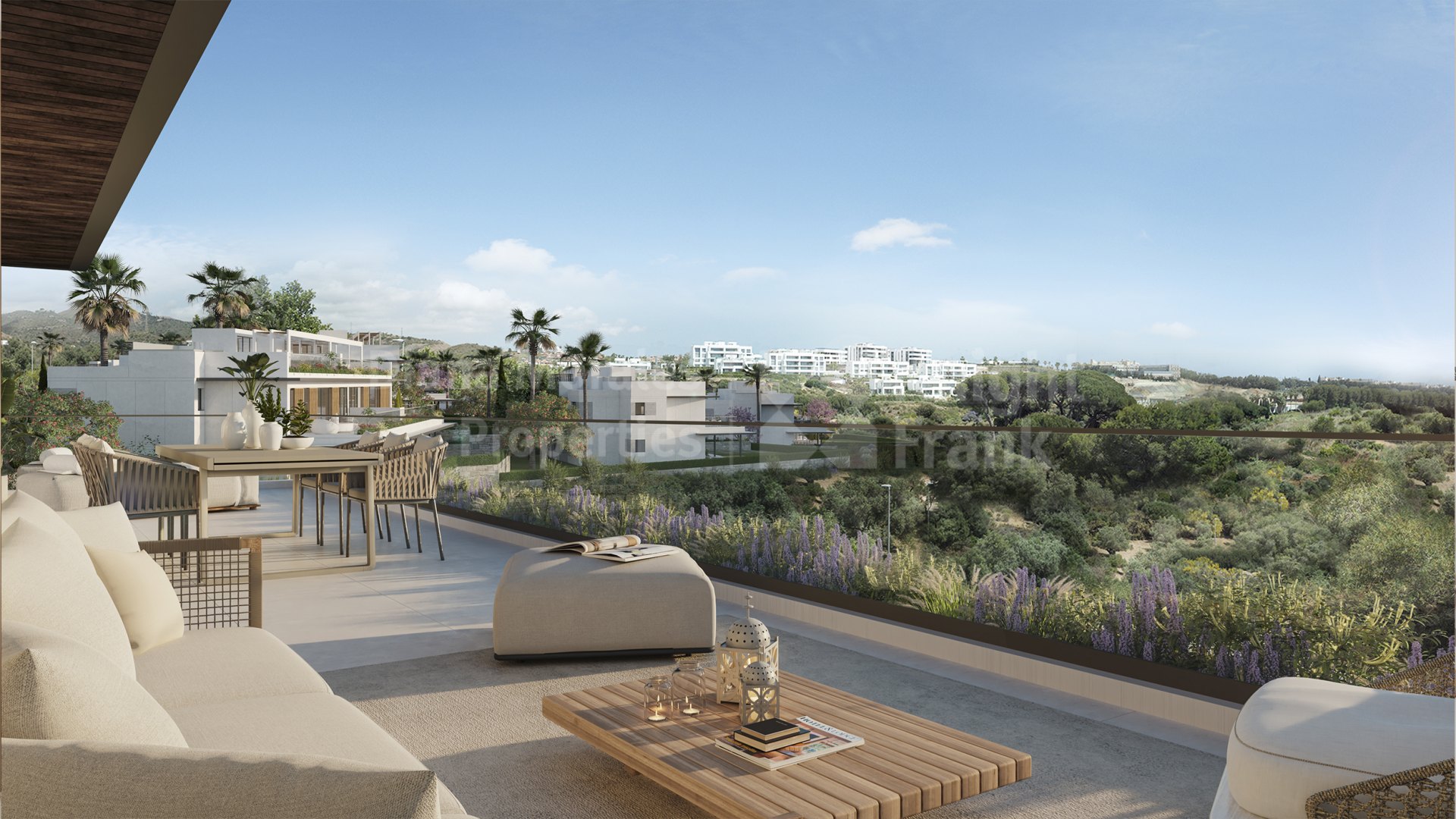 Santa Clara, Four bedroom duplex apartment with a private pool in East of Marbella