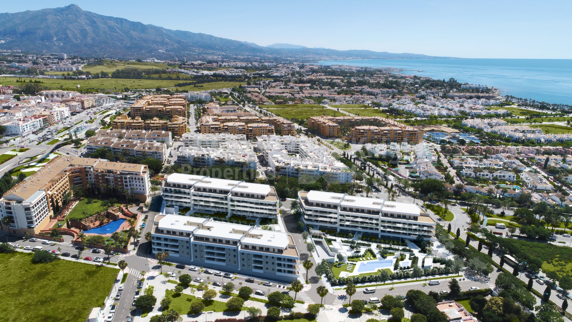 San Pedro de Alcantara, Penthouse de quatre chambres dans un emplacement privilégié à distance de marche de la plage