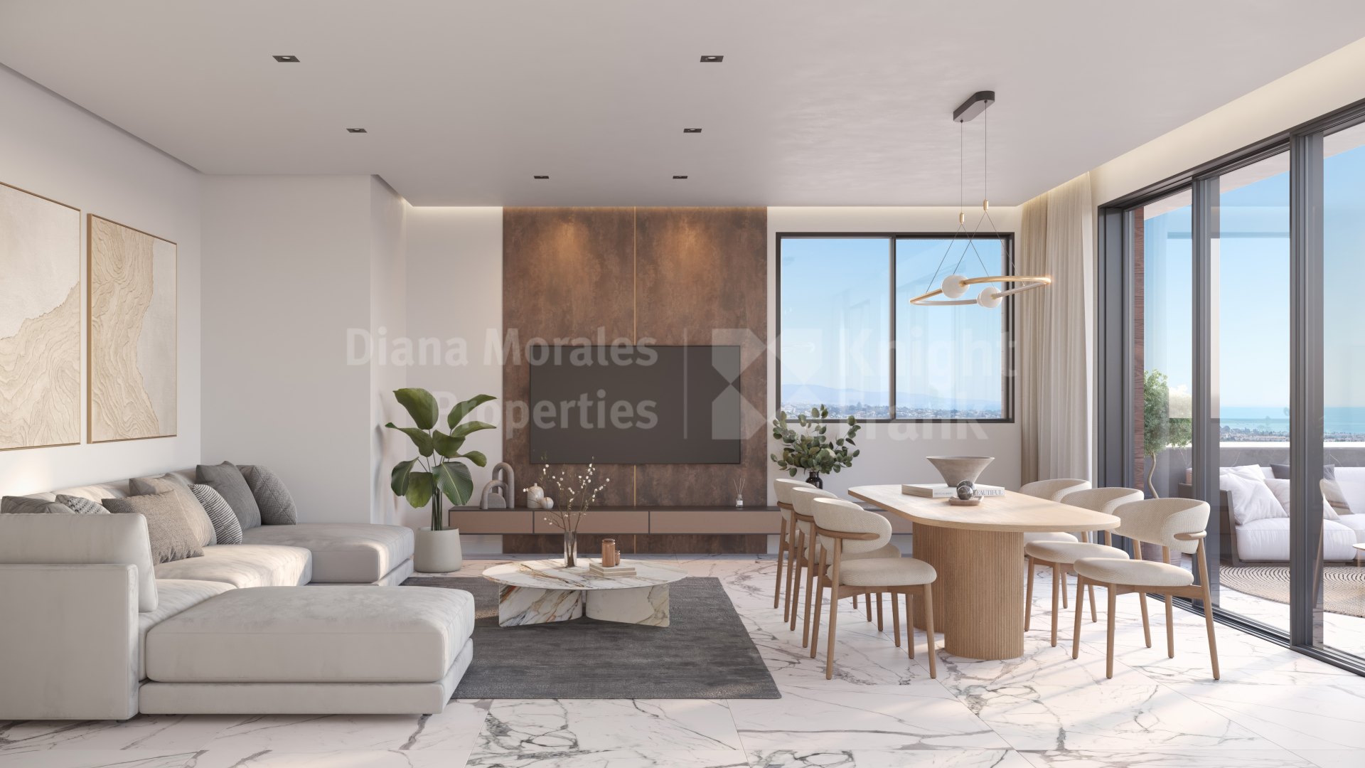 Estepona Ost, Fünf-Zimmer-Wohnung in einer luxuriösen Wohnanlage mit 74 Einheiten in Estepona Este
