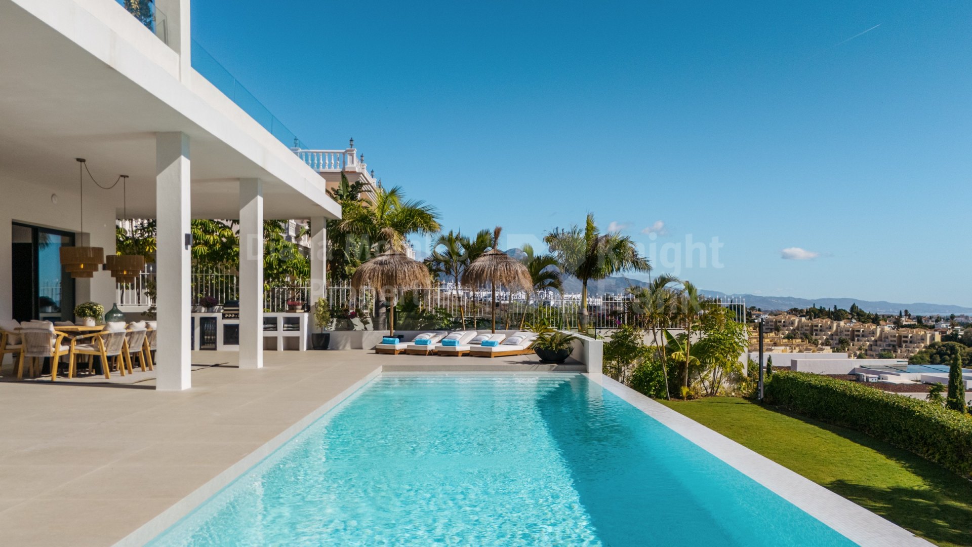 Villa Olivia, une maison familiale avec vue panoramique à Los Flamingos