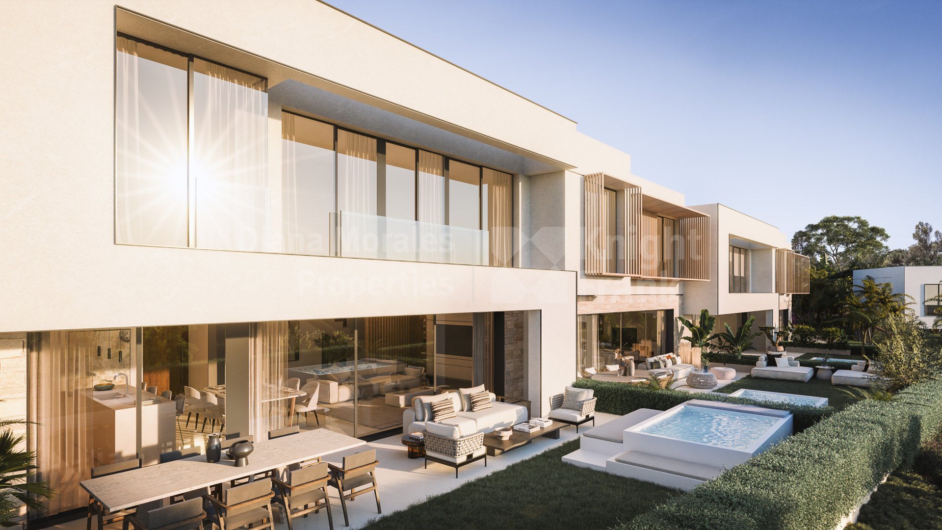 Cala de Mijas, Neues zweistöckiges Stadthaus mit 2 Schlafzimmern mit Blick auf den Golfplatz