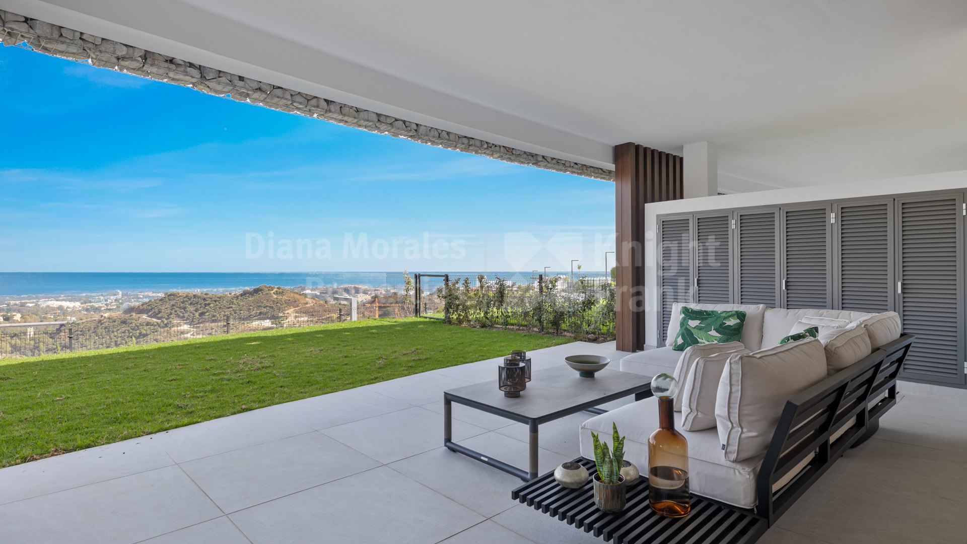 Real de La Quinta, Wohnung mit privatem Garten und Panoramablick