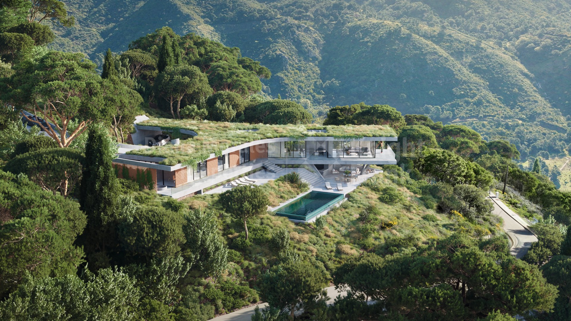 Monte Mayor, Villa de luxe à Benahavís avec vues panoramiques et design durable