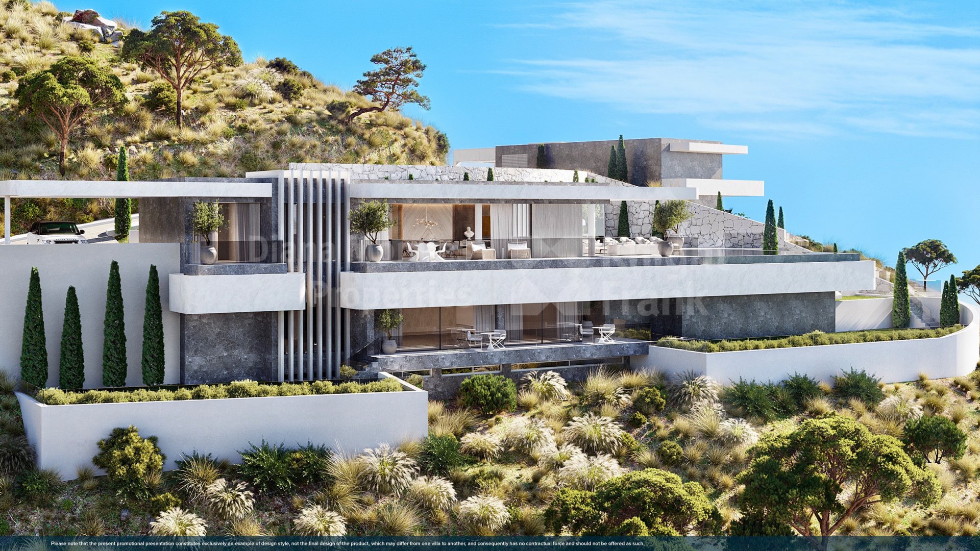Real de La Quinta, Three-bedroom home with fantastic views to the sea