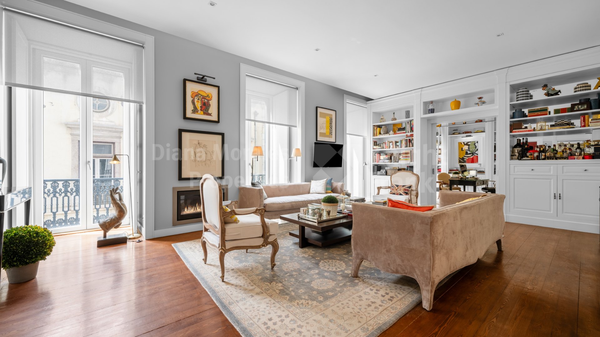 Outstanding apartment with private garden in Chiado, Lisbon