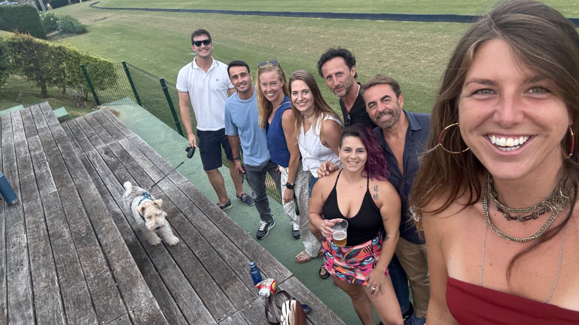 Innin Buyl with friends at Ayala Polo Club, Sotogrande polo 2026