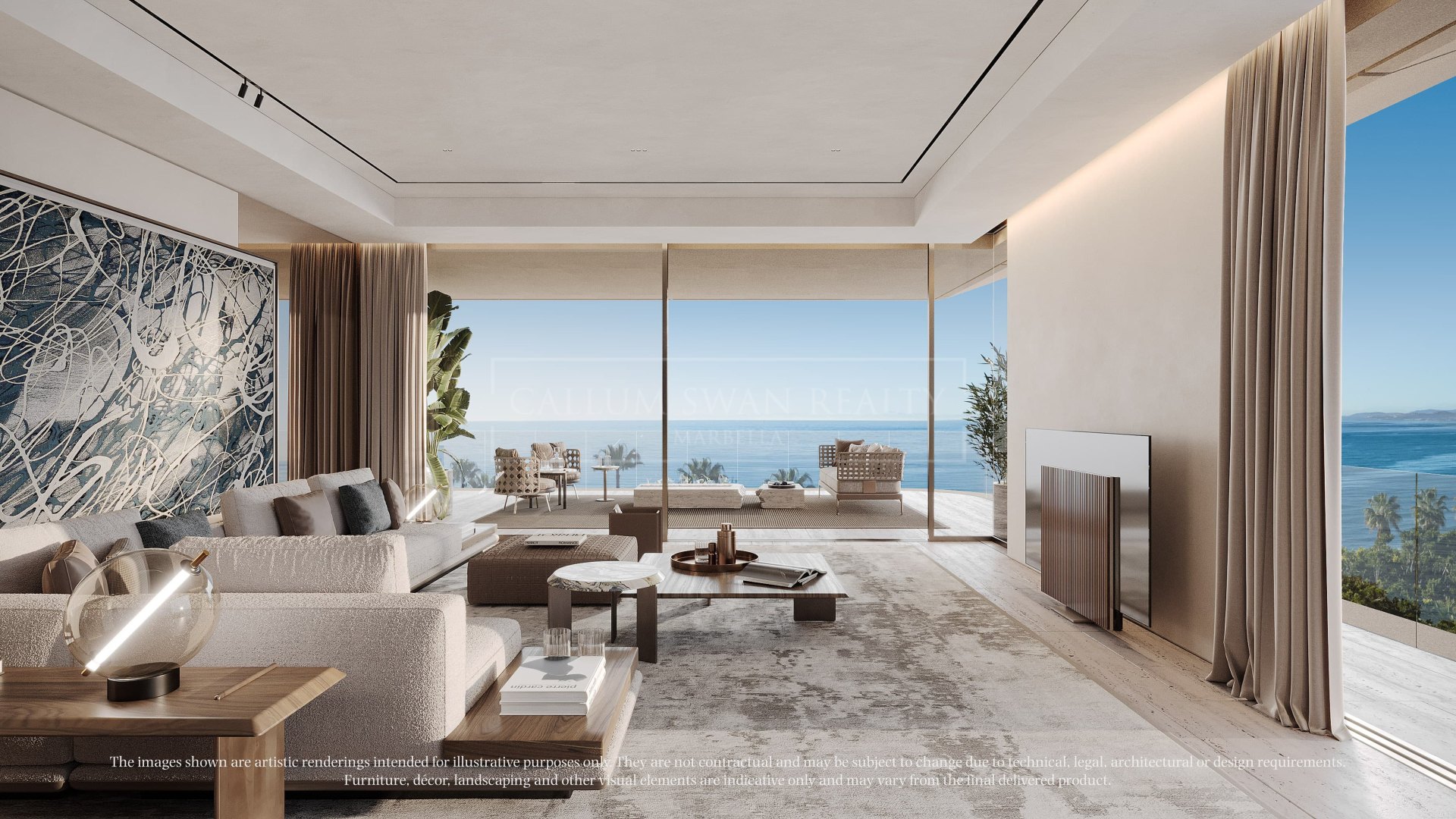 Four-Bedroom Beachfront Corner Apartment in Estepona