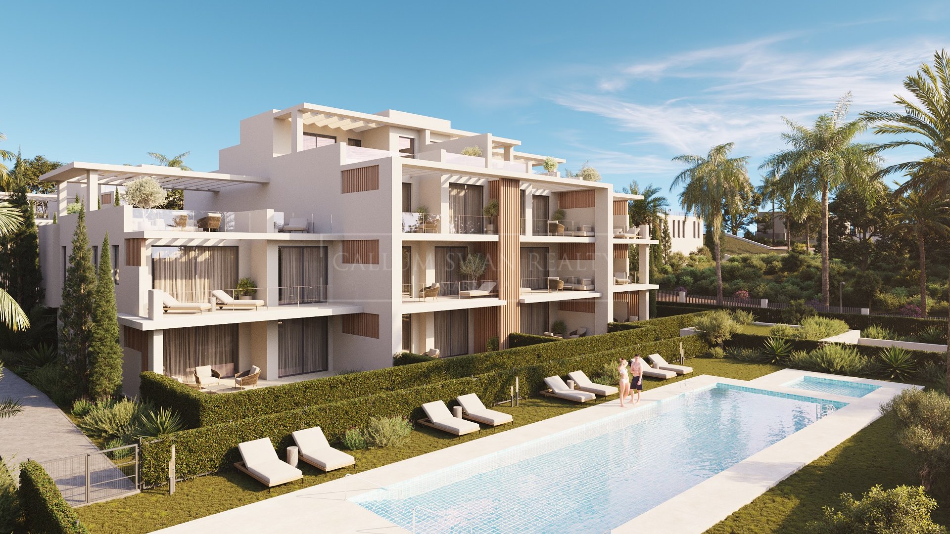 Modern 3 Bedroom Ground Floor Apartment for Sale in New Golden Mile, Estepona