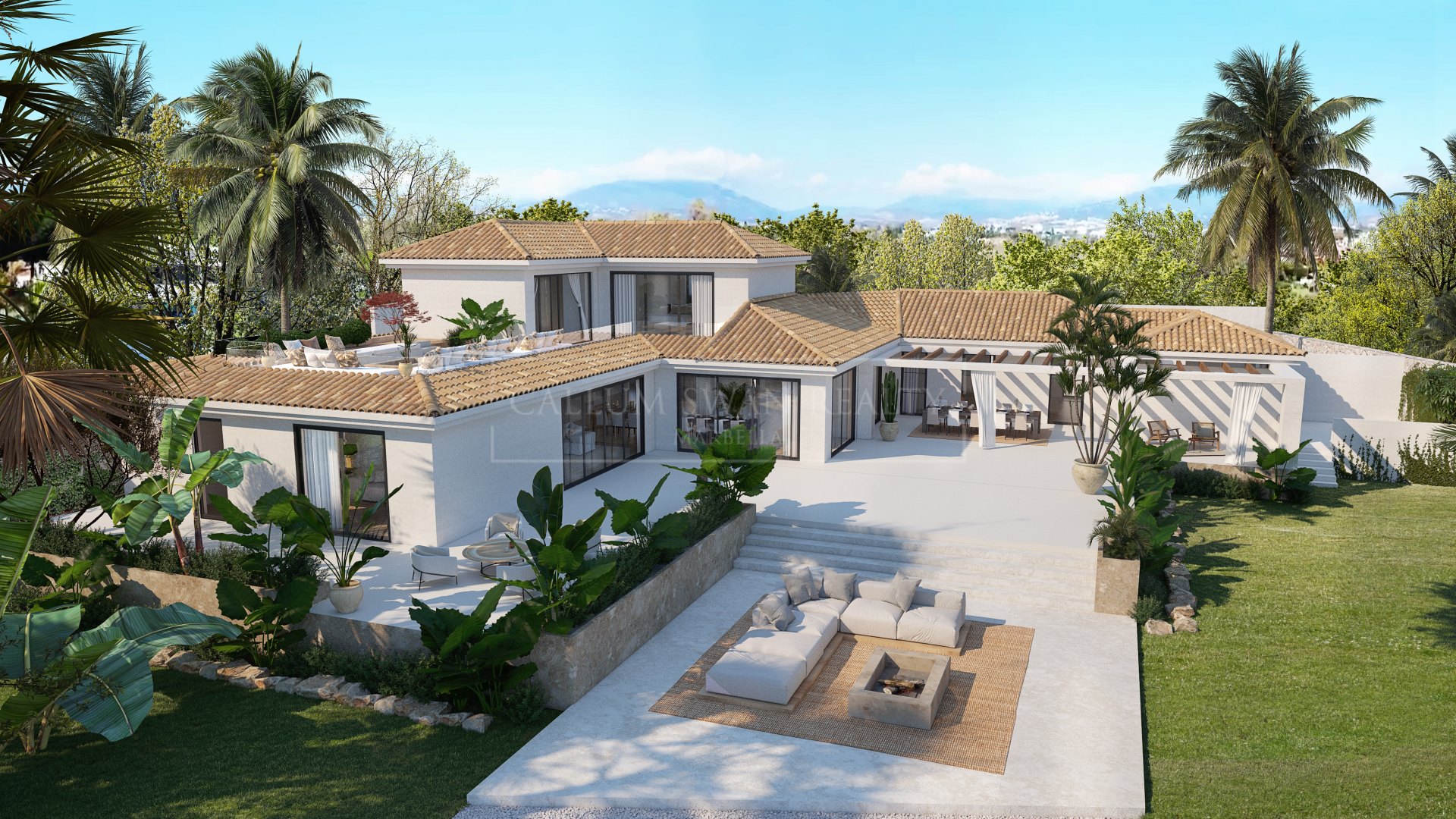 Luxury turnkey villa Project in Casasola