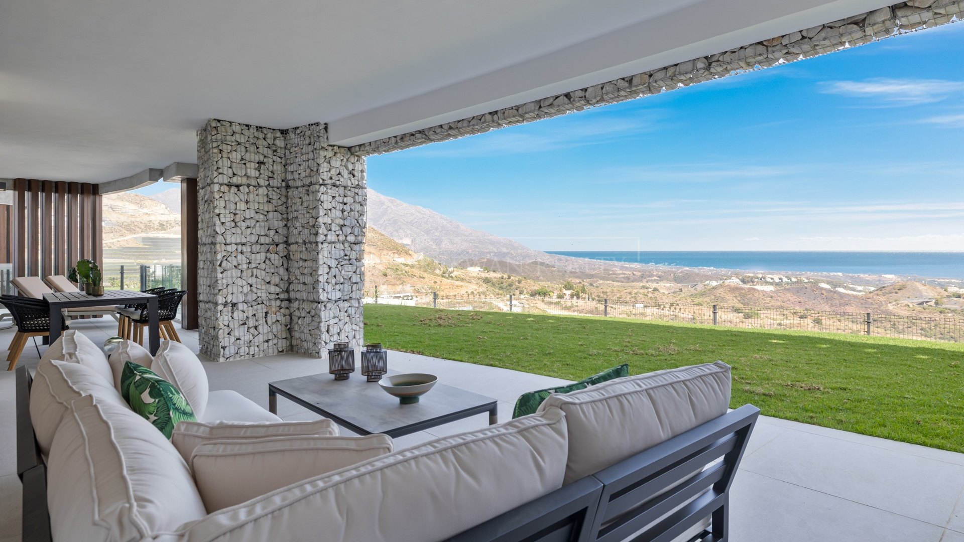 Real de La Quinta: appartement avec jardin privé et vue sur la mer