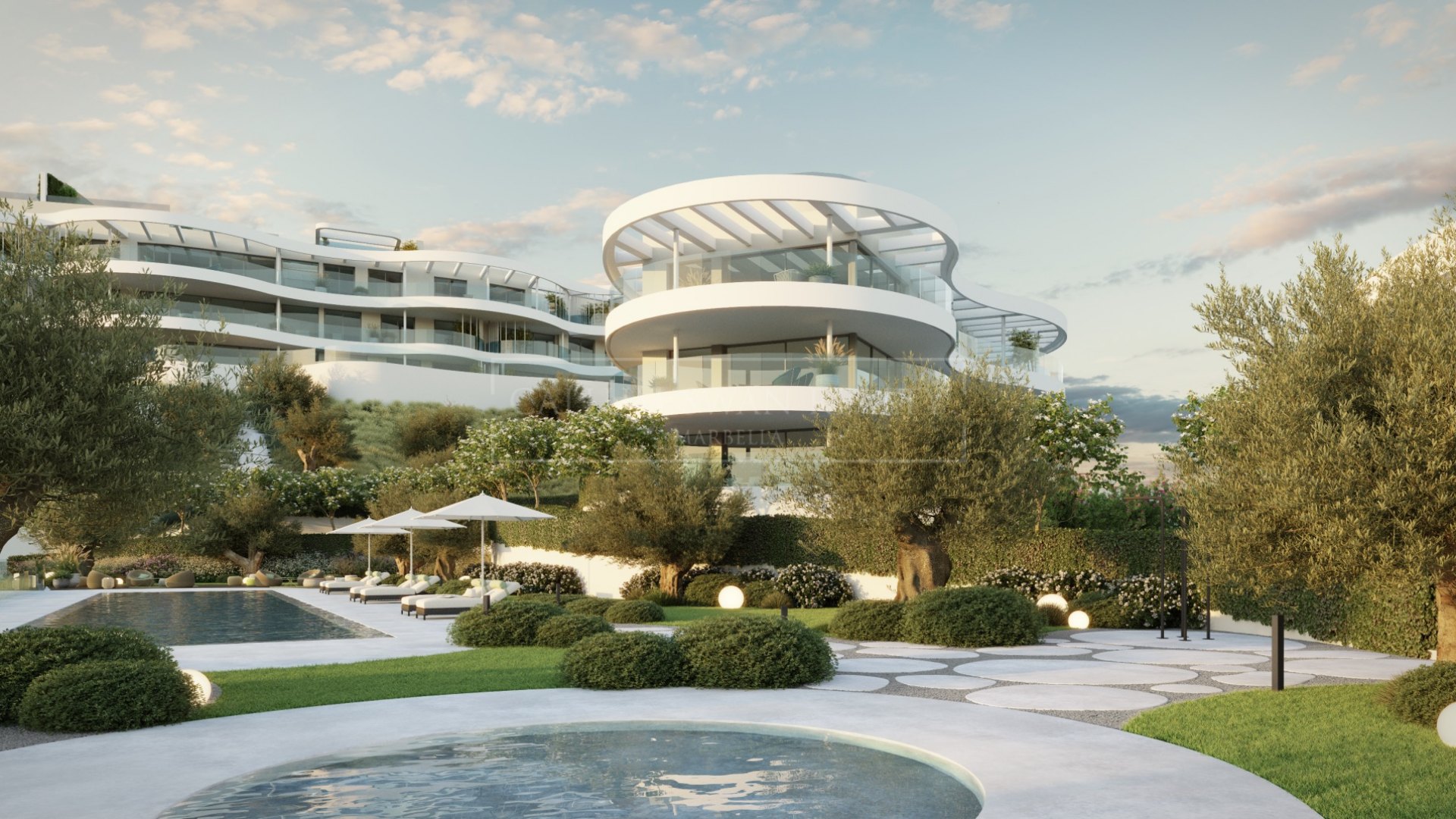 Appartement magnifique dans un nouveau complexe avec une vue imprenable sur la mer