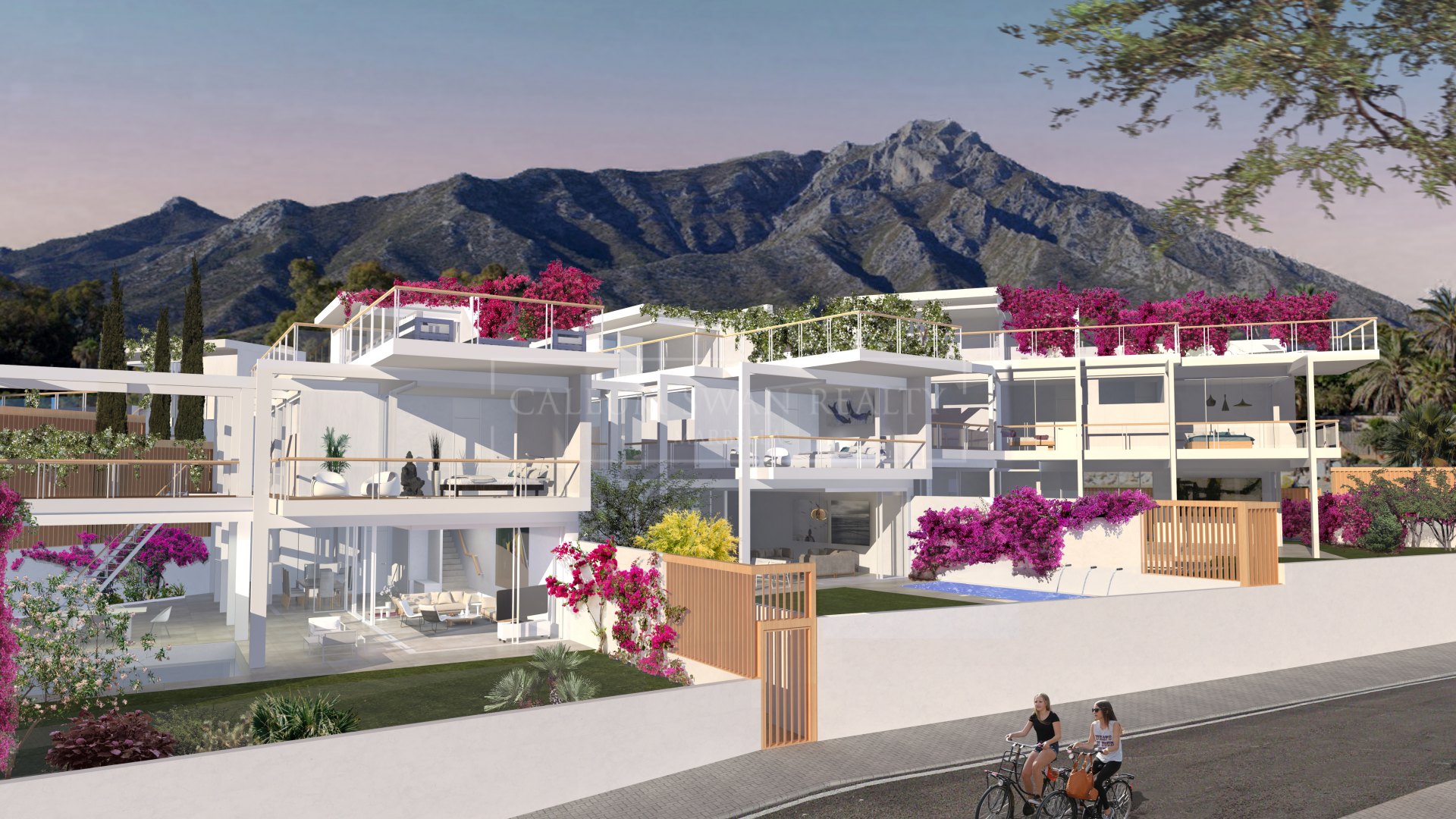 Villa a estrenar en nueva comunidad cerrada muy cerca del centro de Marbella